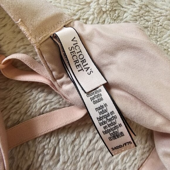 Victorias Secret Body By Victoria 34DD Bra Lightly Lined Perfect Coverage Pink - Picture 4 of 9
